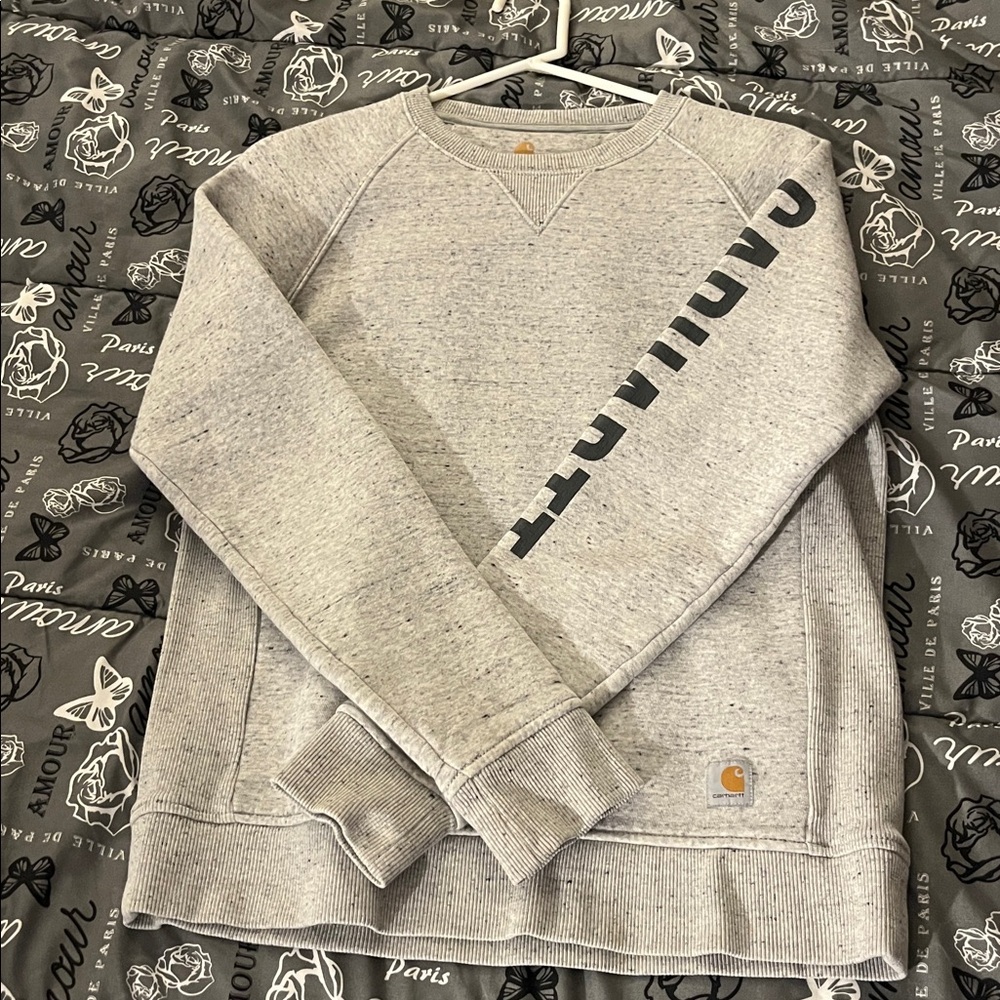Carhartt Heather Gray Crewneck Sweater